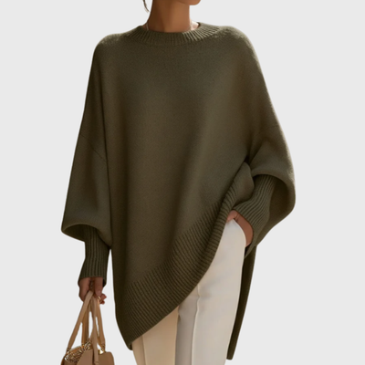 Carol I oversized poncho-sweater