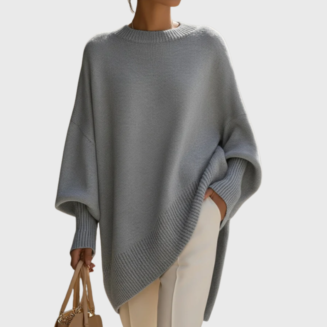 Carol I oversized poncho-sweater