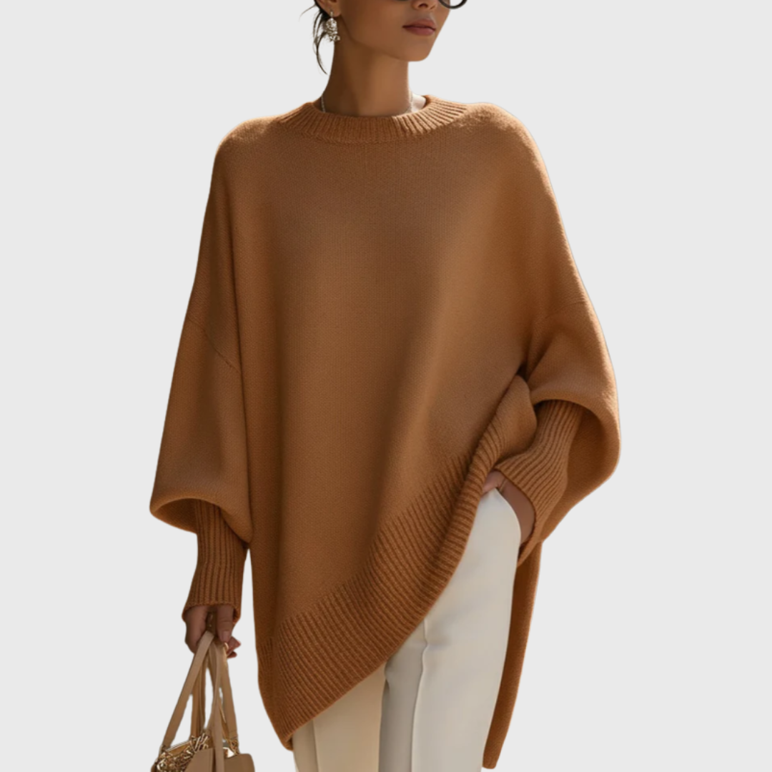 Carol I oversized poncho-sweater