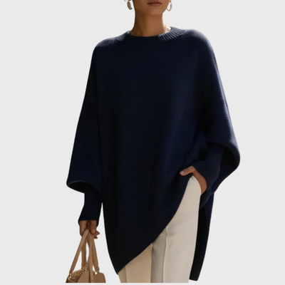 Carol I oversized poncho-sweater