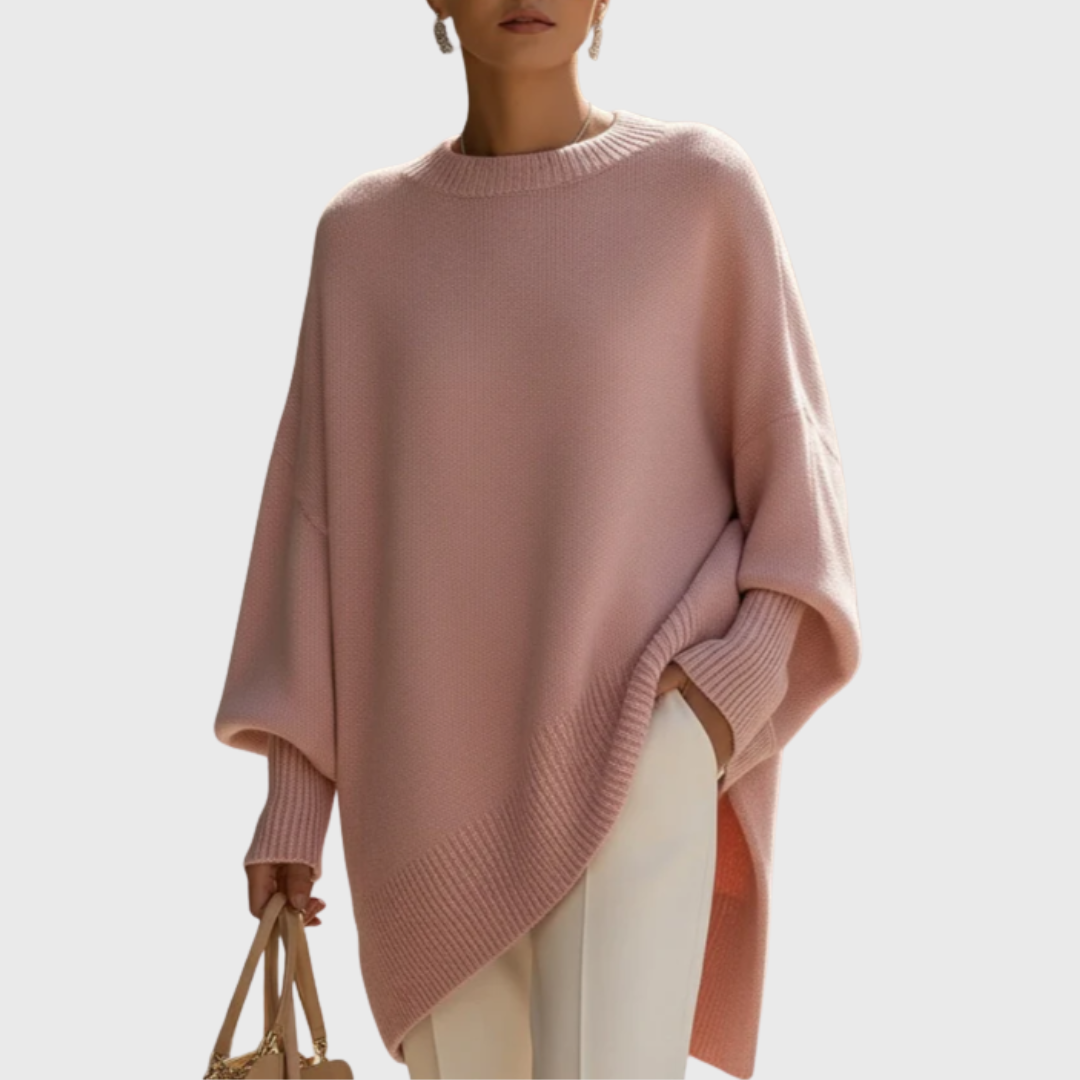 Carol I oversized poncho-sweater