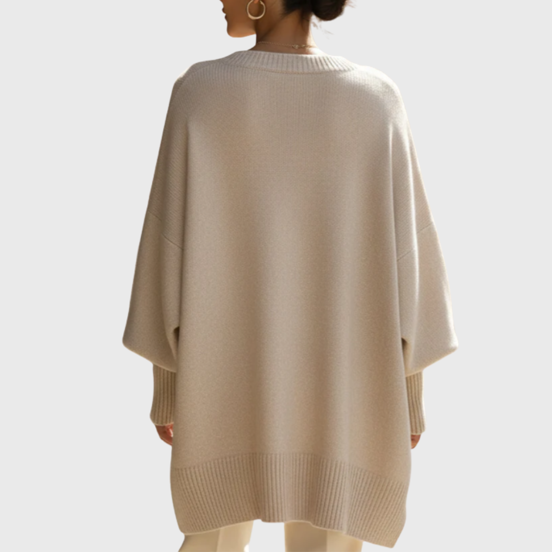 Carol I oversized poncho-sweater