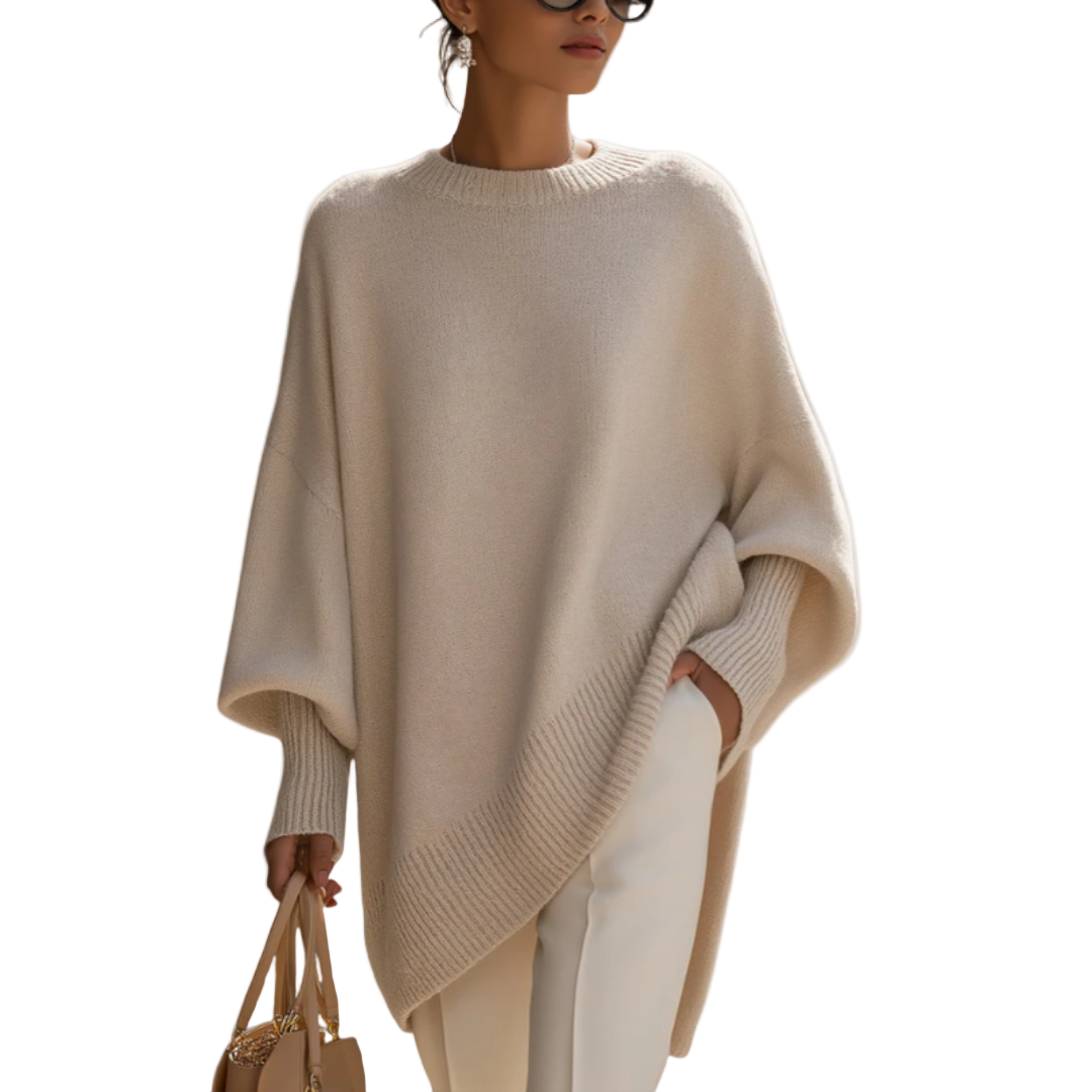 Carol I oversized poncho-sweater