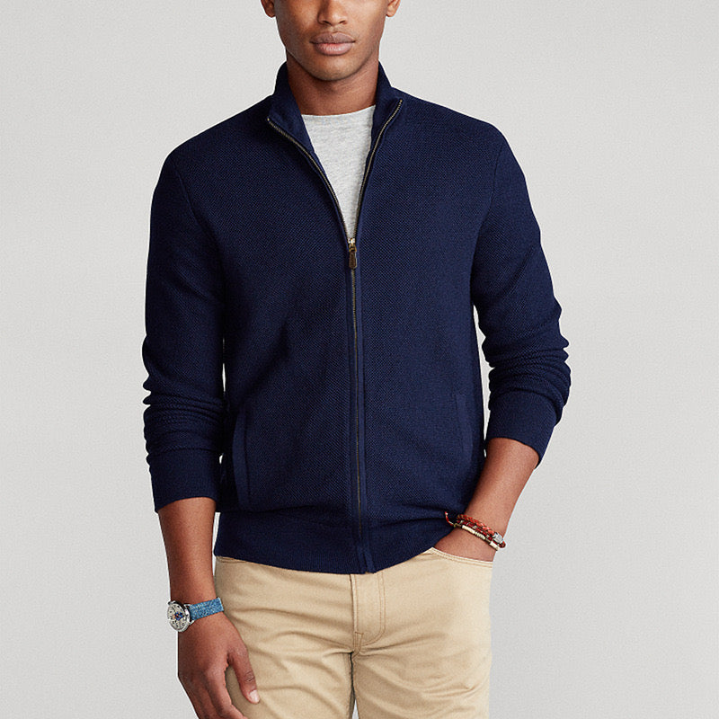 ZIPPED CARDIGAN