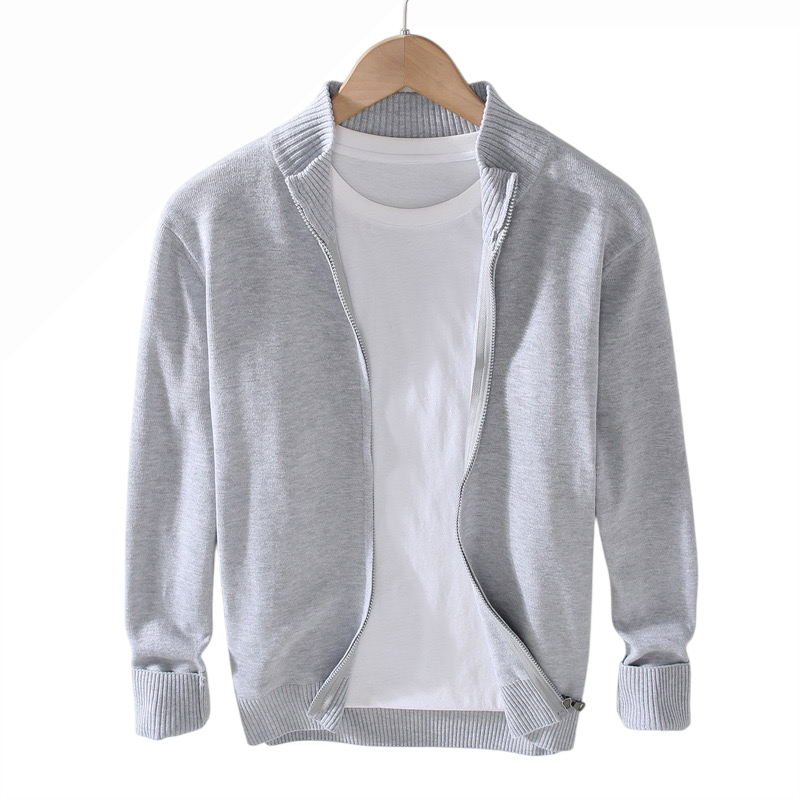ZIPPED CARDIGAN