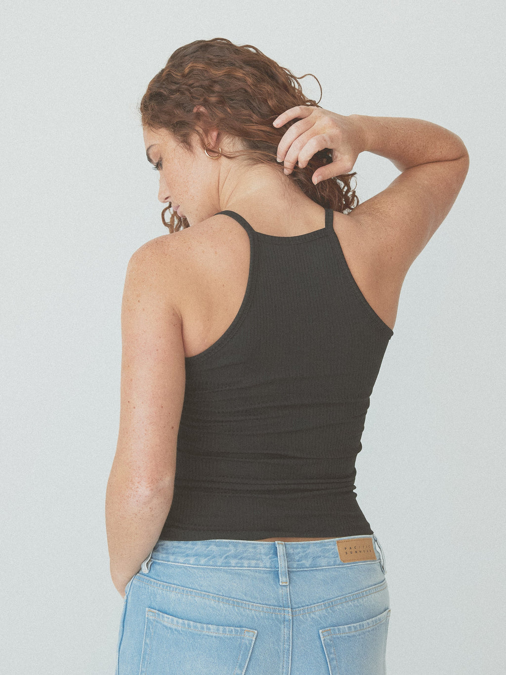 Ribbed High Neck Brami