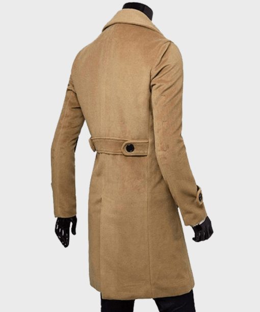 Nandi Men’s Premium Double-Breasted Wool Coat