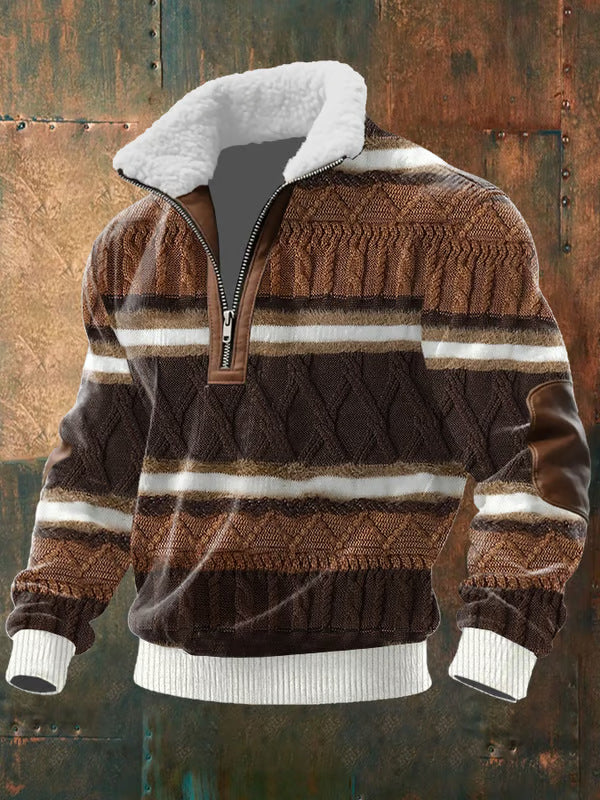Joseph – Winter Sherpa Knit Half Zip
