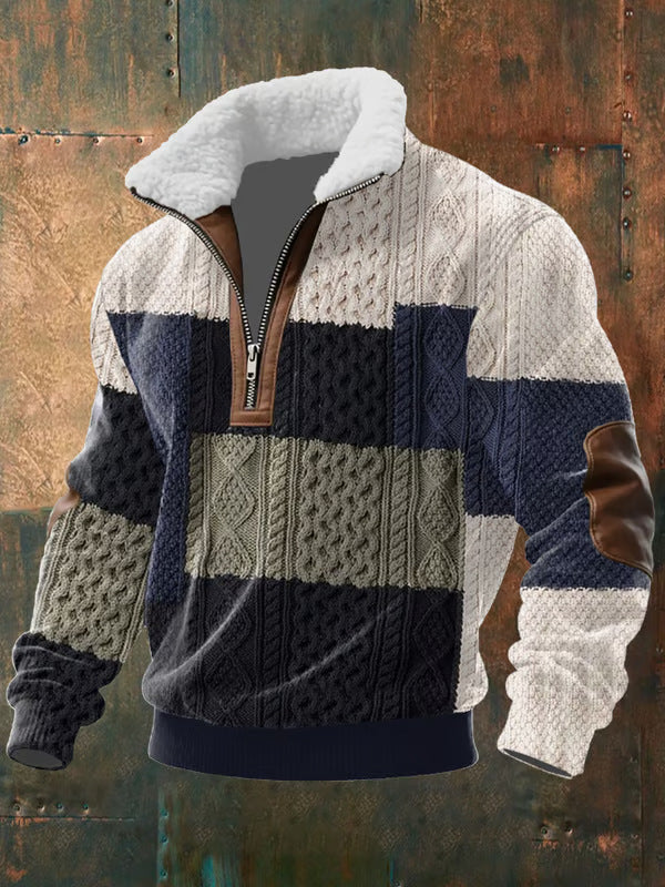 Daniel - Winter Sherpa Knit Half Zip
