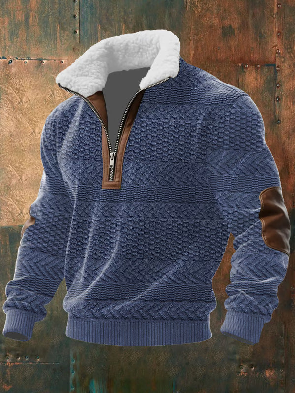 Thomas - Winter Sherpa Knit Half Zip