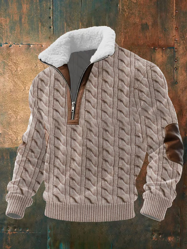 Henry - Winter Sherpa Knit Half Zip