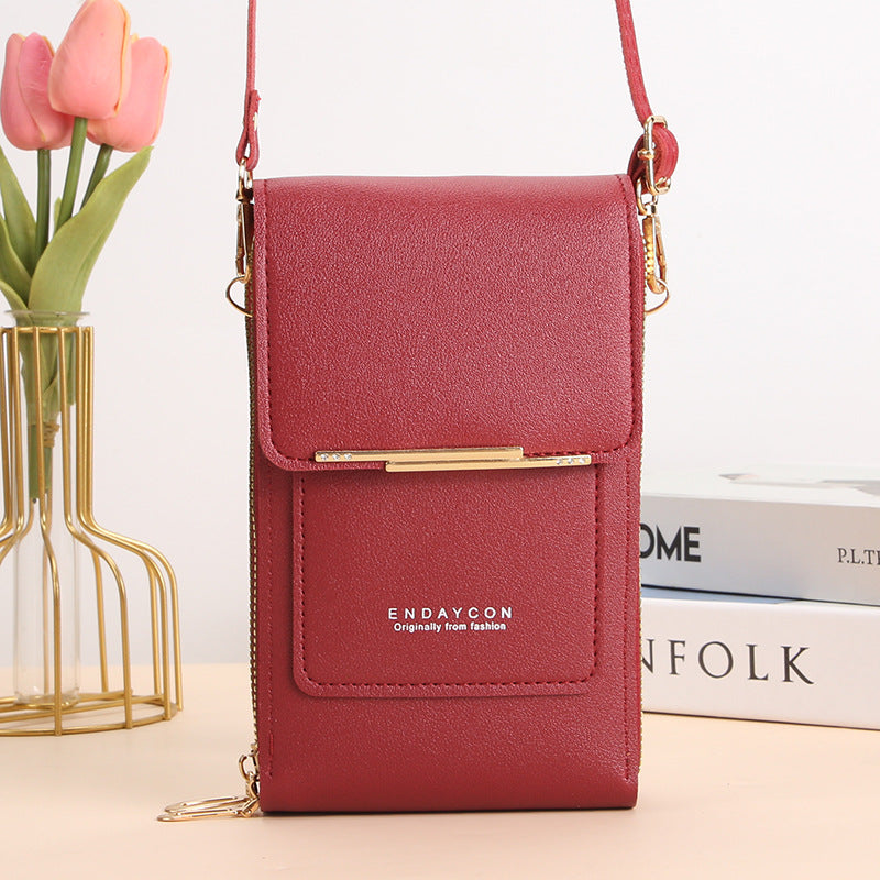 Lisa - Stylish Mobile Phone Messenger Bag with Touch Screen