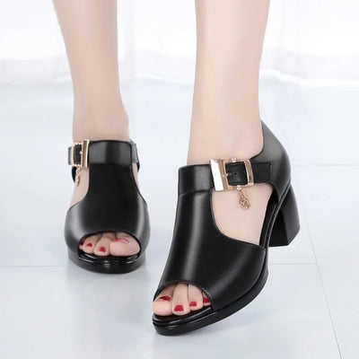 Mira - Elegant Open-Toe Heel