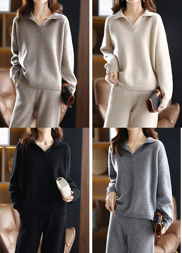 Christina | Polo Knit Set