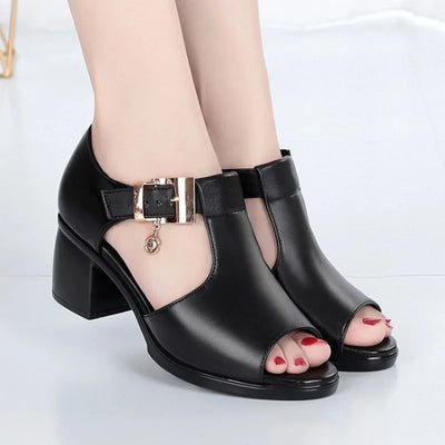 Mira - Elegant Open-Toe Heel
