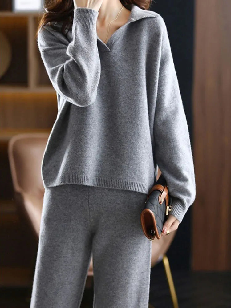 Christina | Polo Knit Set