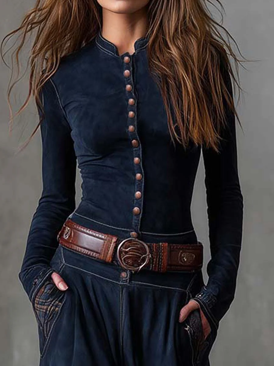 Indy | Suede Dress with Belt Detail