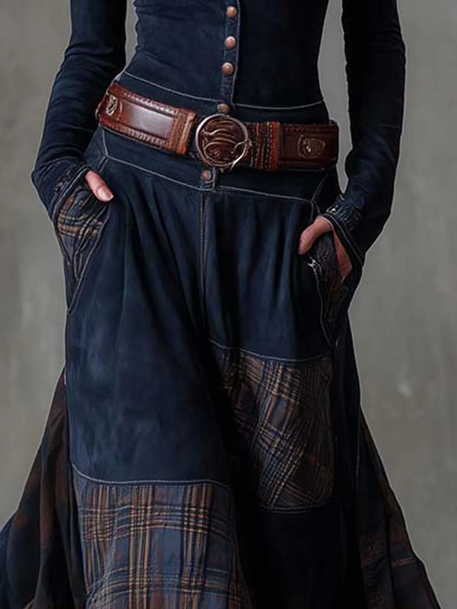 Indy | Suede Dress with Belt Detail
