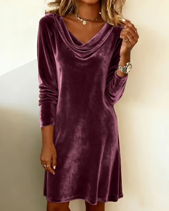 Rianne | Loose Fitting Velvet Dress