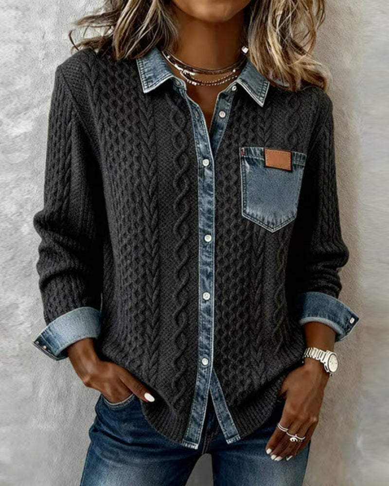 Sky Stylish Casual Sweater Shirt