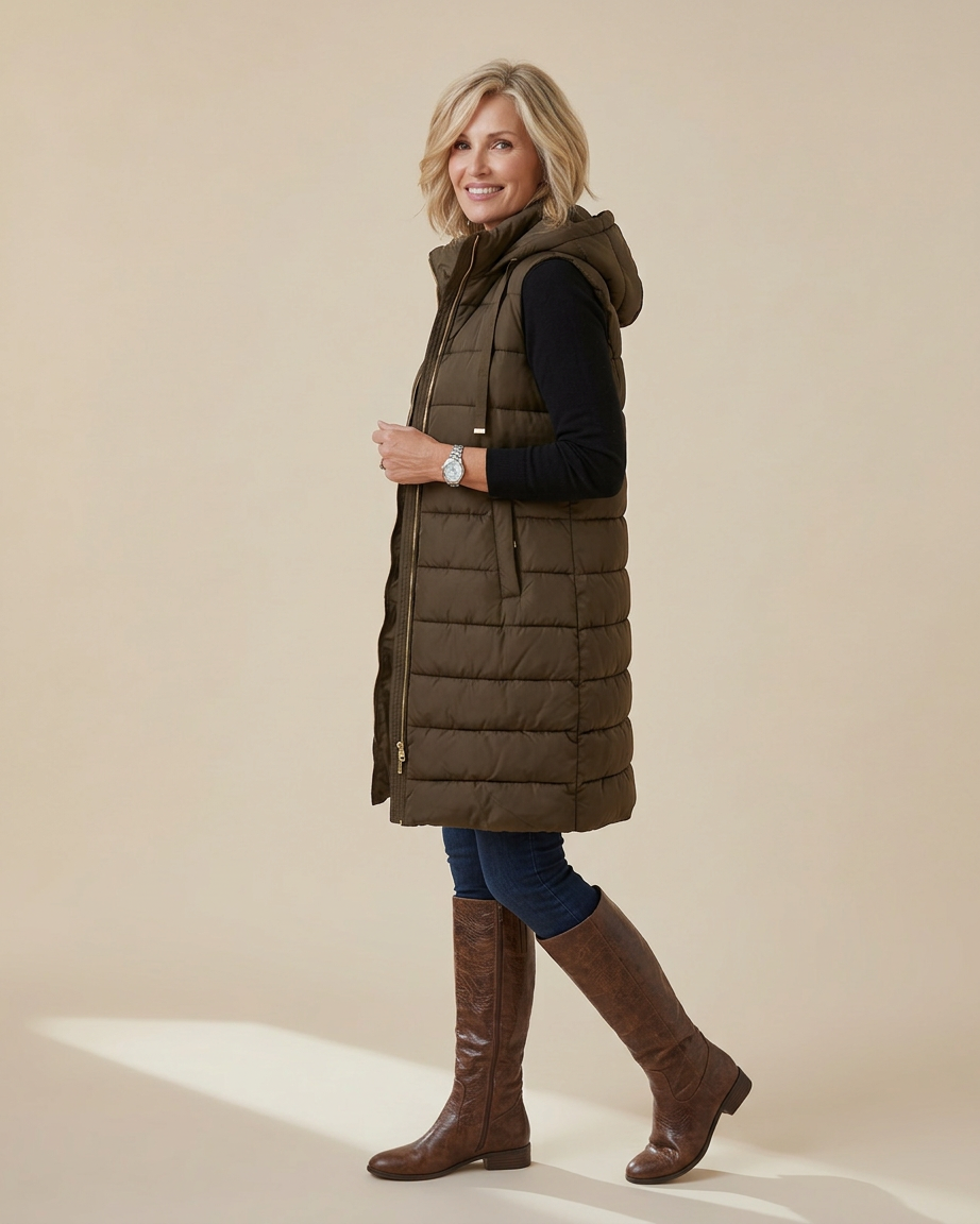 Long Puffer Vest