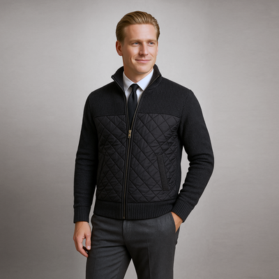 Junior Knit Panel Jacket