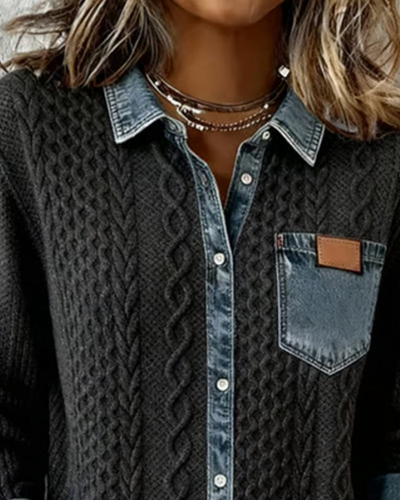 Sky Stylish Casual Sweater Shirt