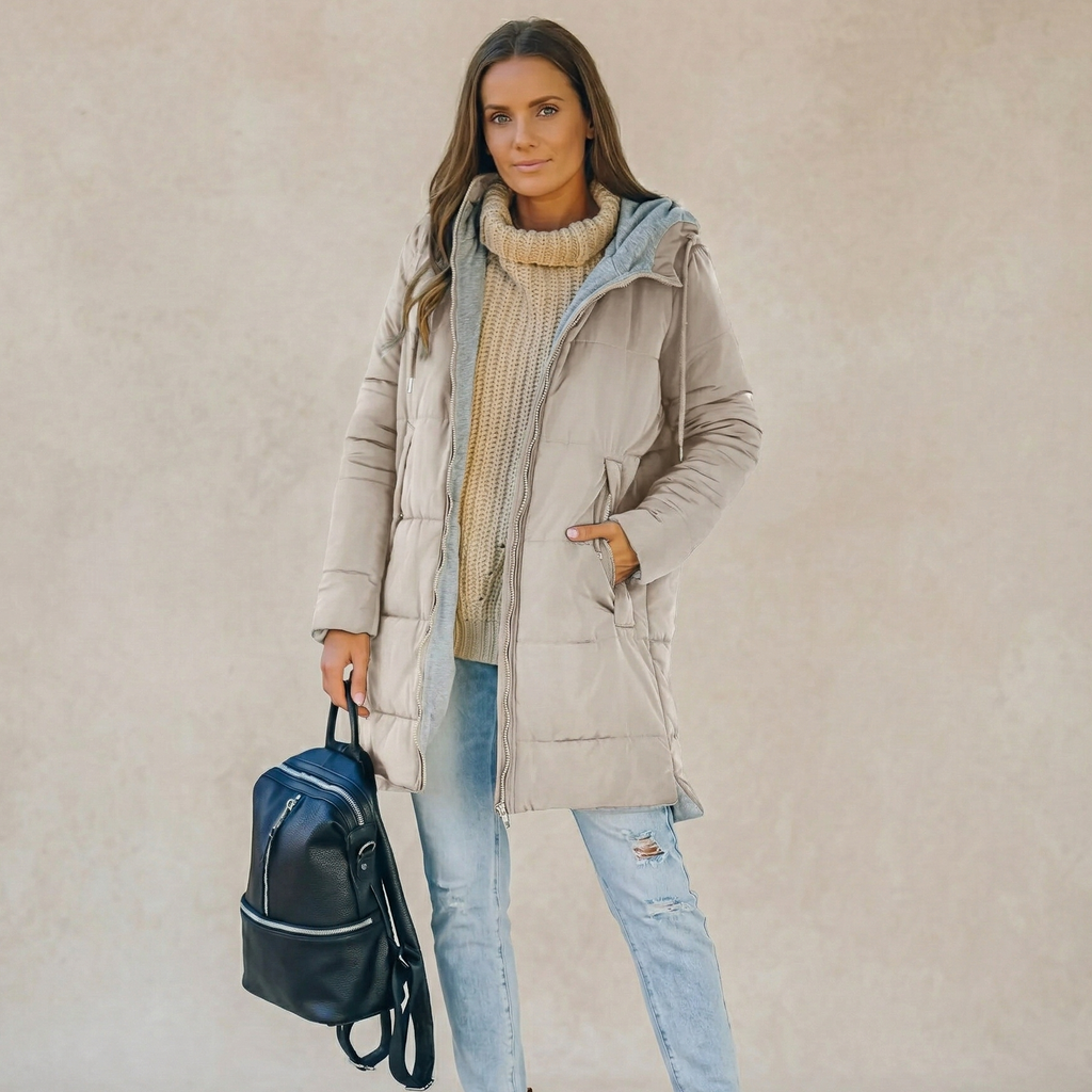 Casual Hooded Puffer Down Jacket