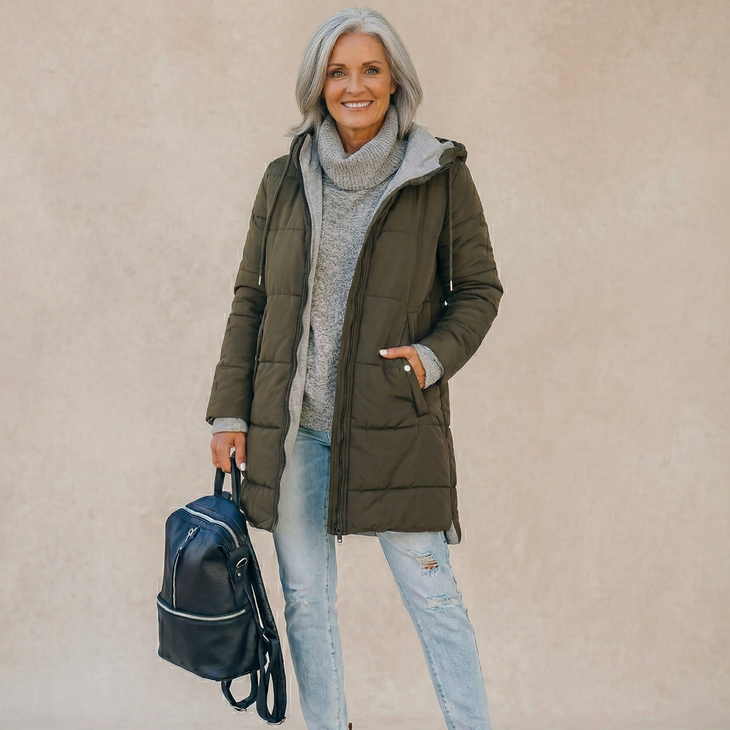 Casual Hooded Puffer Down Jacket