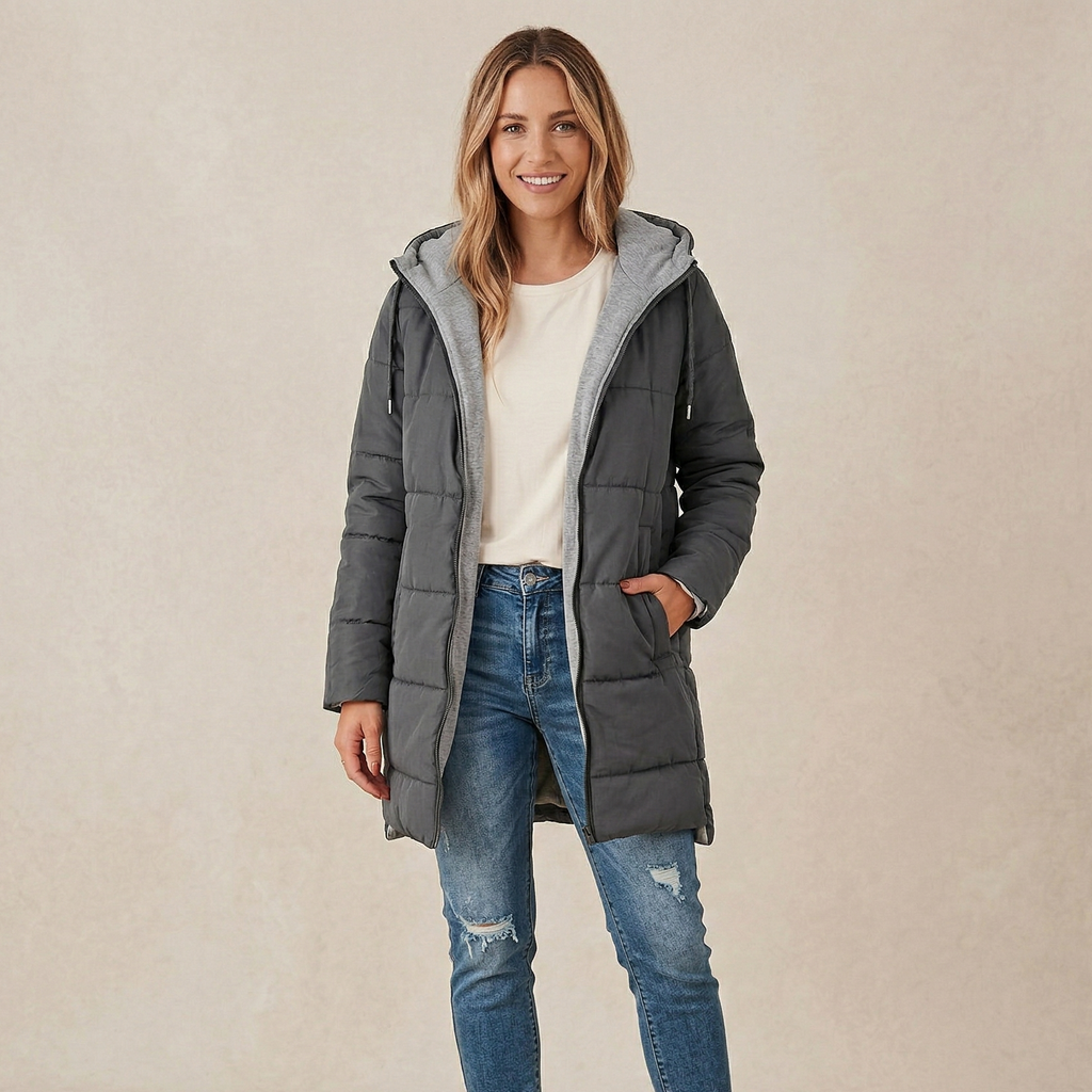 Casual Hooded Puffer Down Jacket