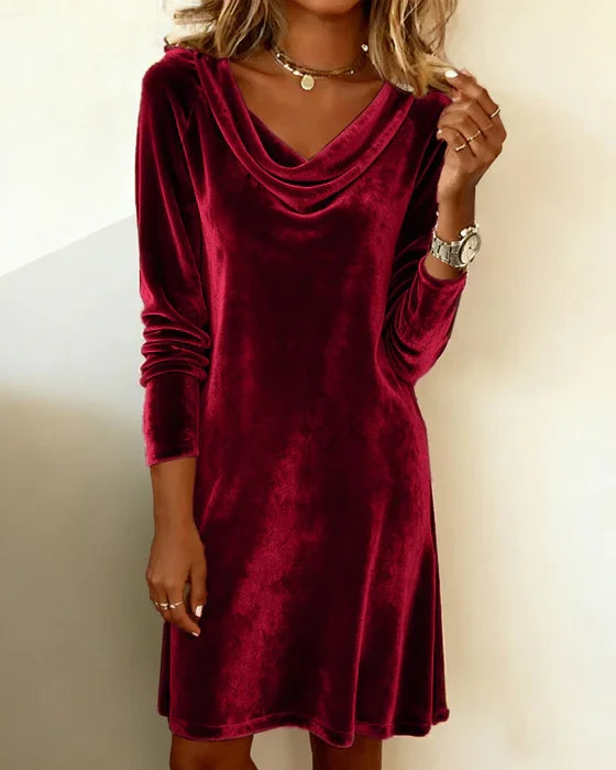 Rianne | Loose Fitting Velvet Dress