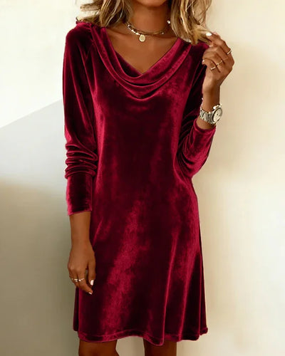 Rianne | Loose Fitting Velvet Dress