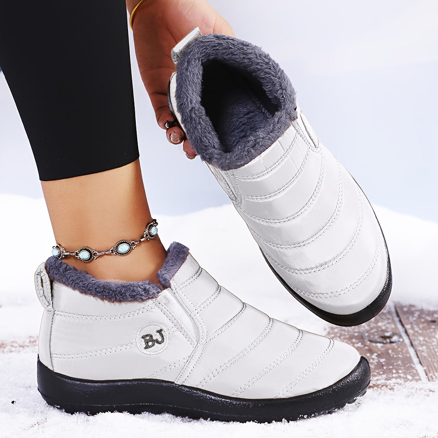 Eloise - Cozy Winter Slip-On Boots