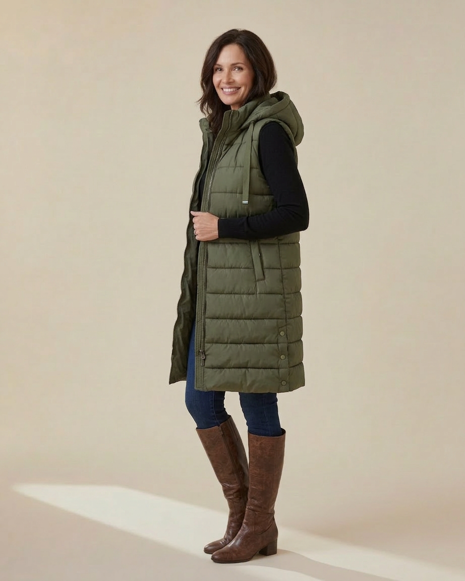 Long Puffer Vest