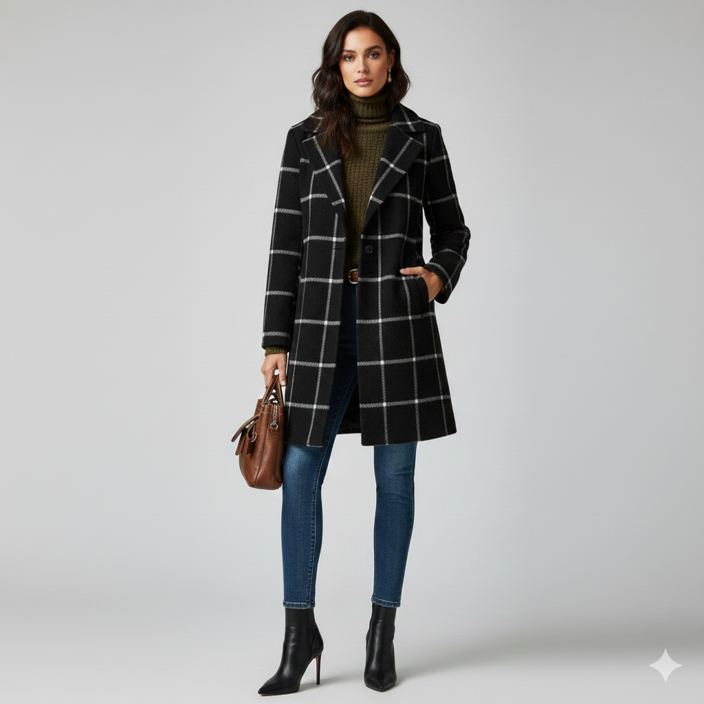 Sofie | Classic Coat Black