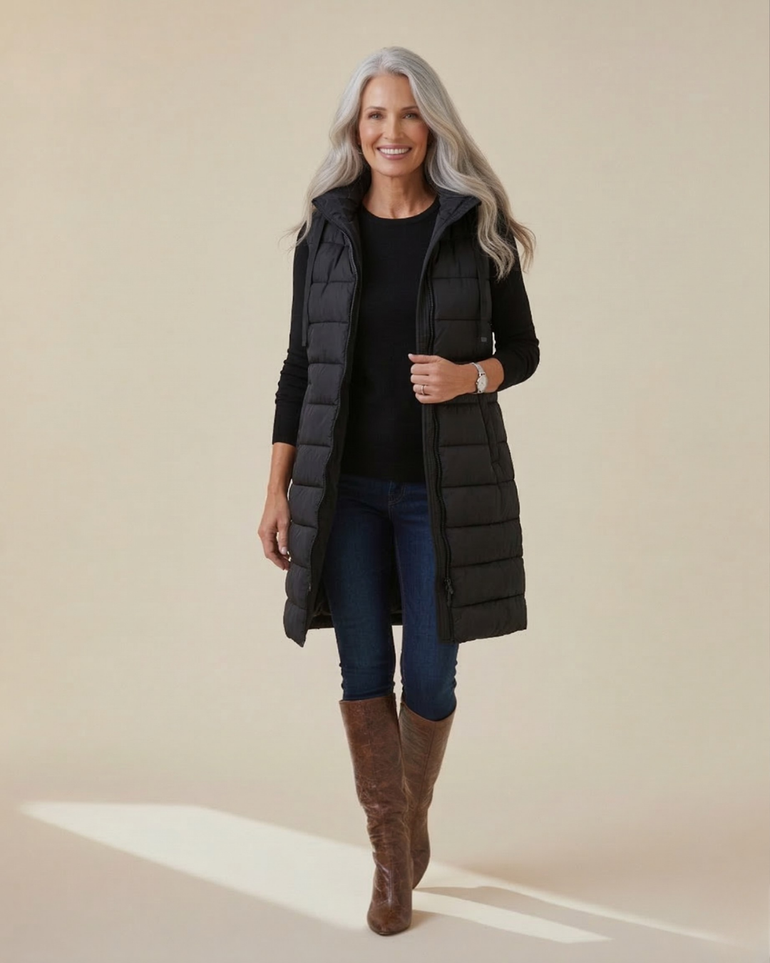 Long Puffer Vest