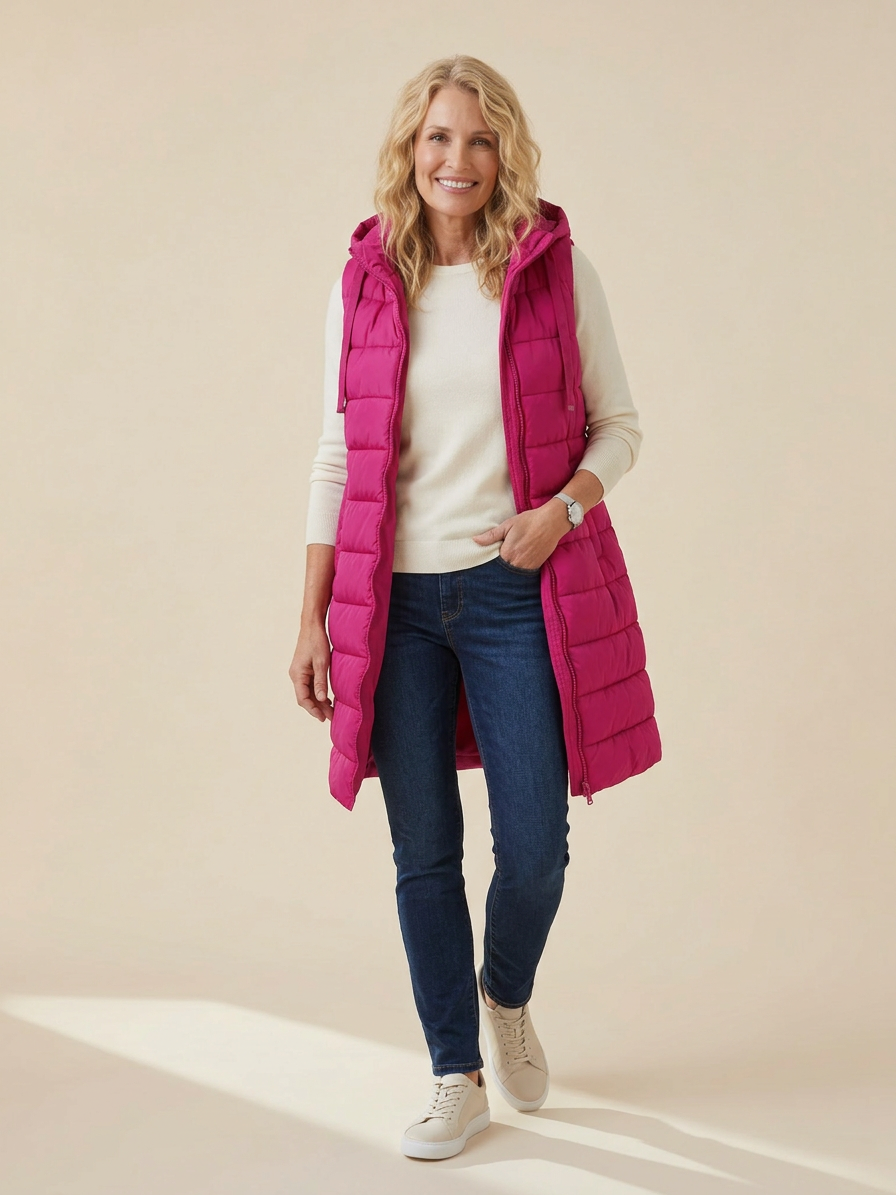 Long Puffer Vest