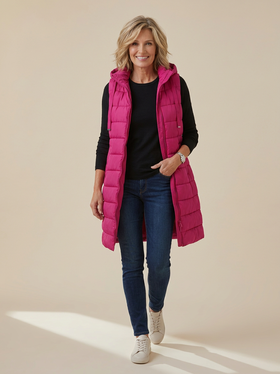 Long Puffer Vest