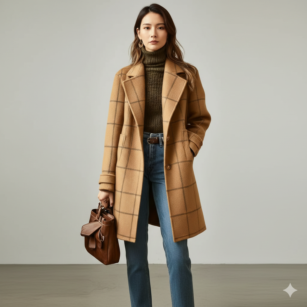 Sofie | Classic Coat Brown