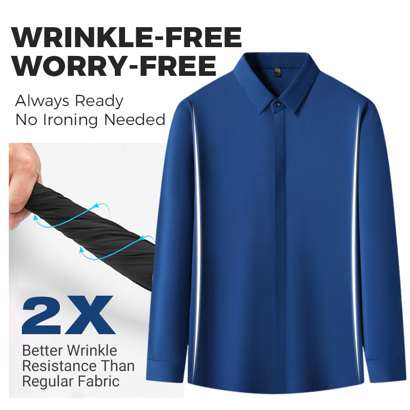 Tim - Wrinkle-Free Button-Down Shirt