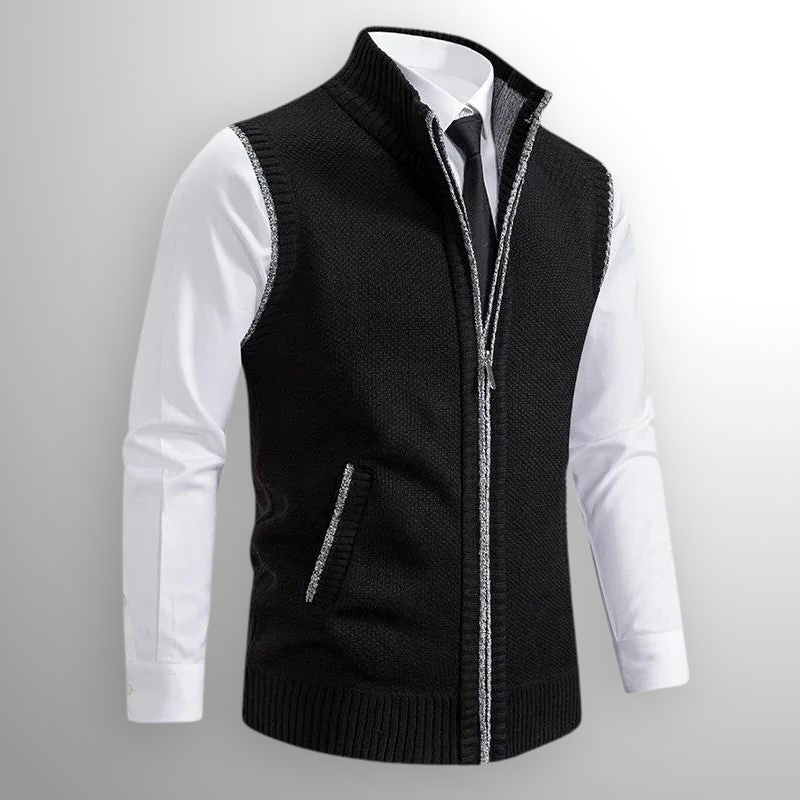 Harry Full-Zip Sweater Vest