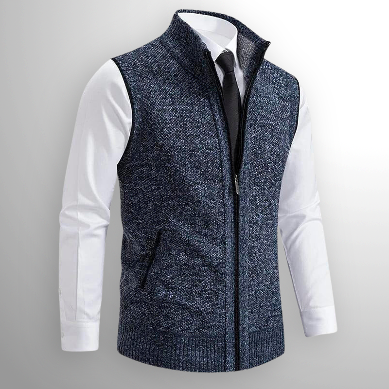 Harry Full-Zip Sweater Vest