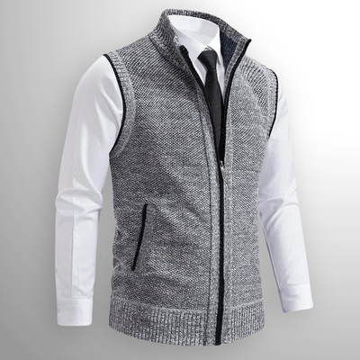Harry Full-Zip Sweater Vest