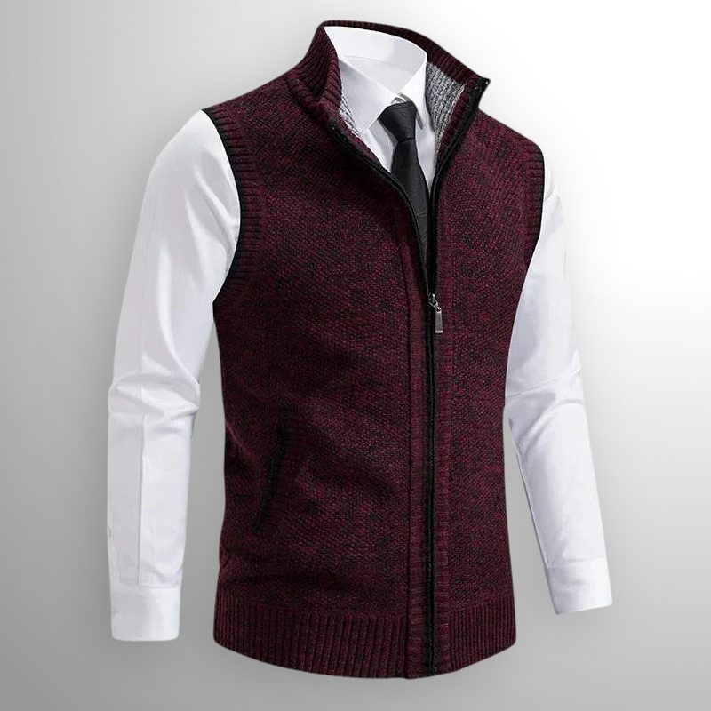 Harry Full-Zip Sweater Vest